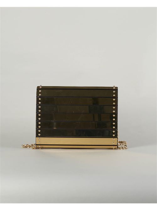 Mirrored clutch with shoulder strap Elisabetta Franchi ELISABETTA FRANCHI | Bag | BS57A42E2110